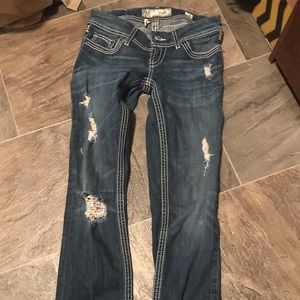 BKE Jeans, size 25, GUC, straight leg
